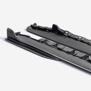 Ford Mustang Side Rocker Panel Splitter - Anderson Composites - Type-GT5 - Carbon Fiber - 2024+